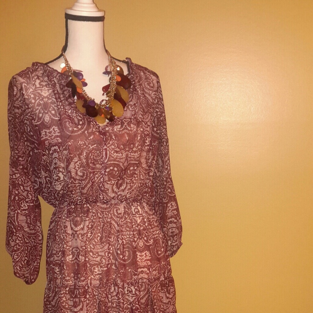 Beautiful burgundy dress
